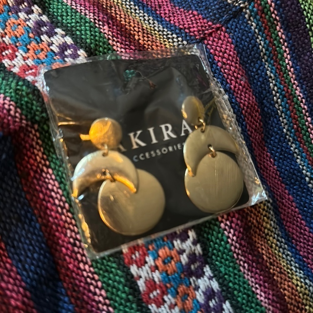 New in pack Akira earring jewelry